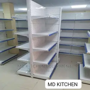 Italian 7ft Double-Side Super Market Shelve