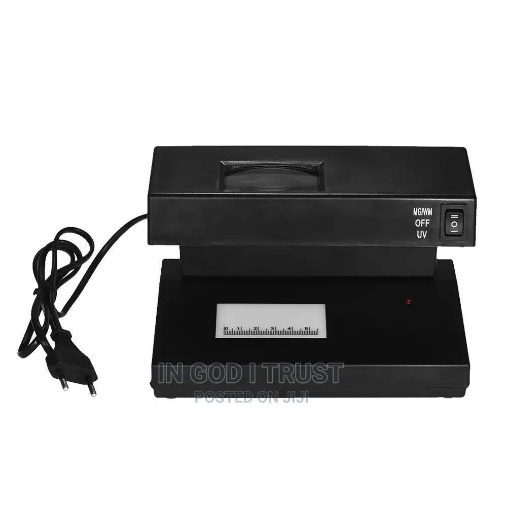Ortable Desktop Counterfeit Bill Detector Cash Currency