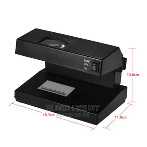 Ortable Desktop Counterfeit Bill Detector Cash Currency