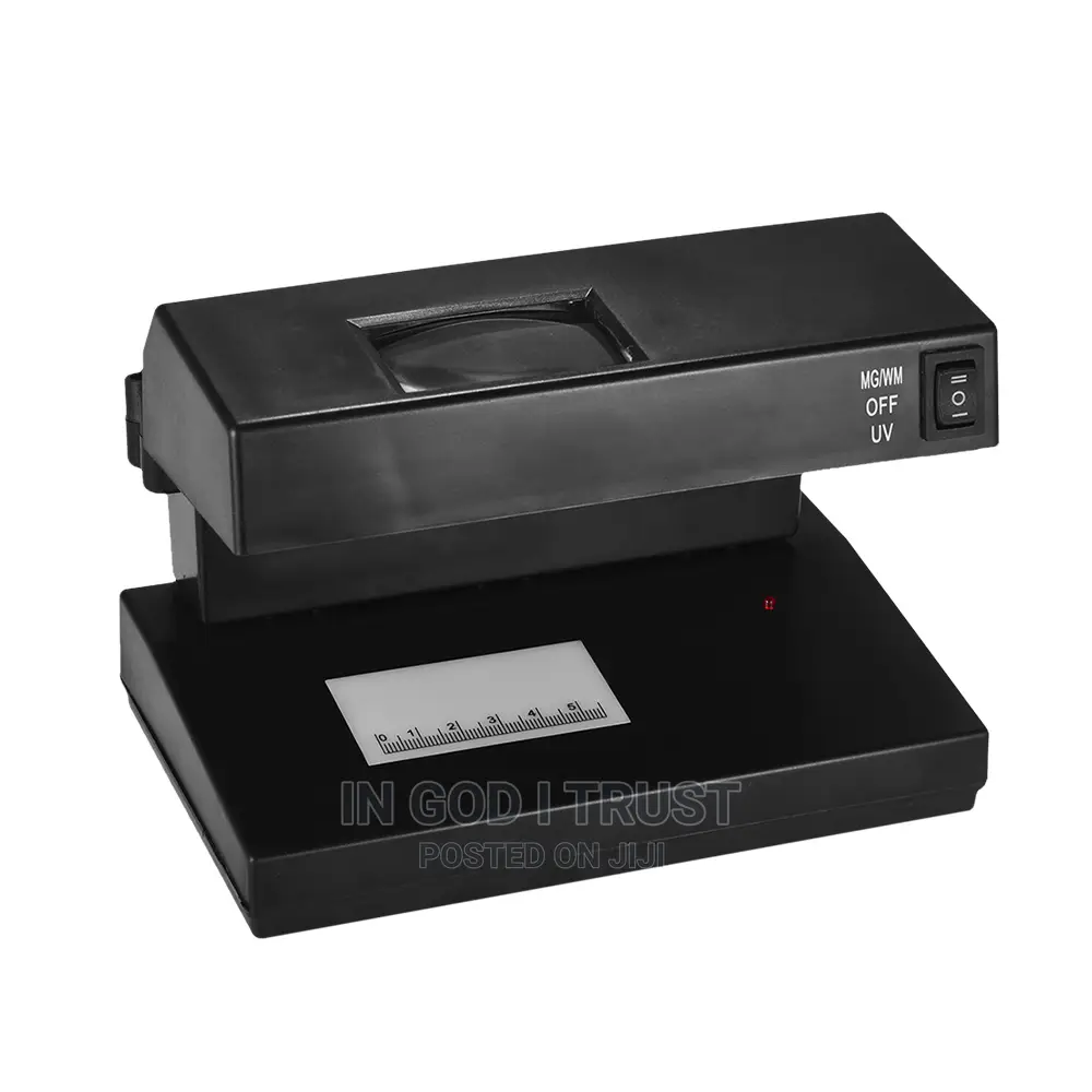 Ortable Desktop Counterfeit Bill Detector Cash Currency