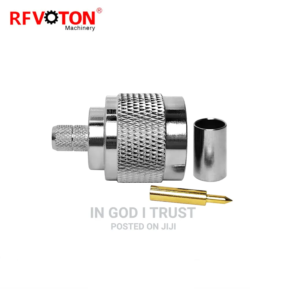 PCS RF Coax Connector Socket N Male Crimp