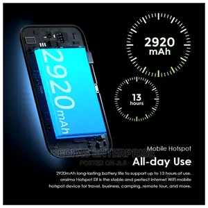 Oraimo Smart 4G Wifi Sharable Mobile Hotspot