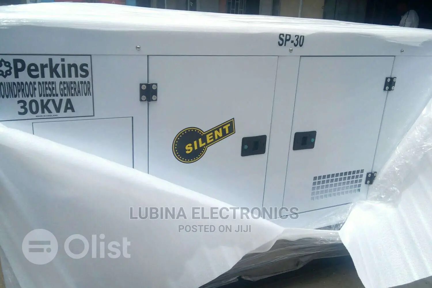 Brand New Perkins 30kva Soundproof DIESEL Lister Generator