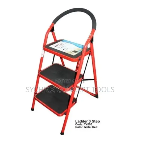 3 Step Foldable Non Slip Ladder