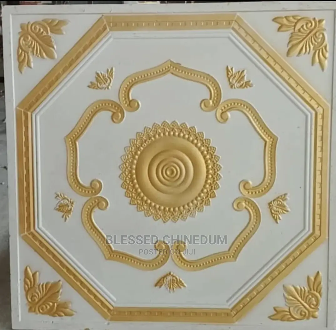 P O P Gypsum Board Gold White Design
