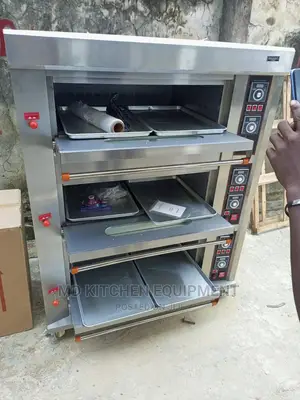 Industrial 6trays 3 Decks Gas Oven