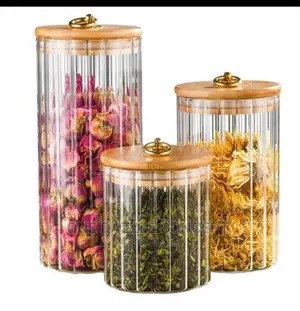 Spice And Fruit Airtight Glass Jars