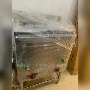 High Quality Standing Gas Fryer Double