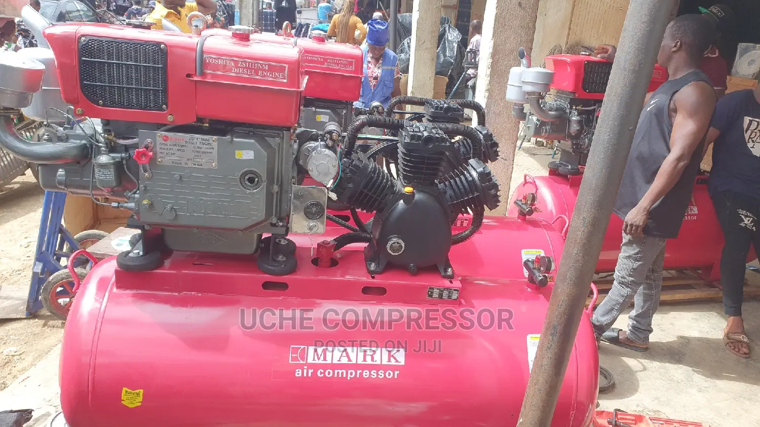 Air Compressor With Diesel Engine 20hp 500L