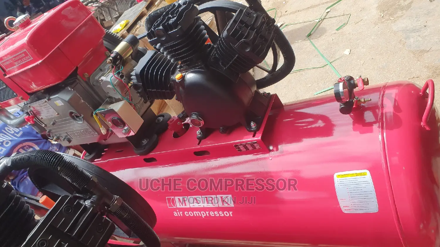Air Compressor With Diesel Engine 20hp 500L