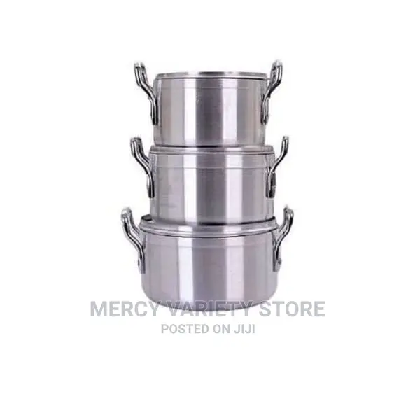Aluminum Cooking Pot - 3 Set