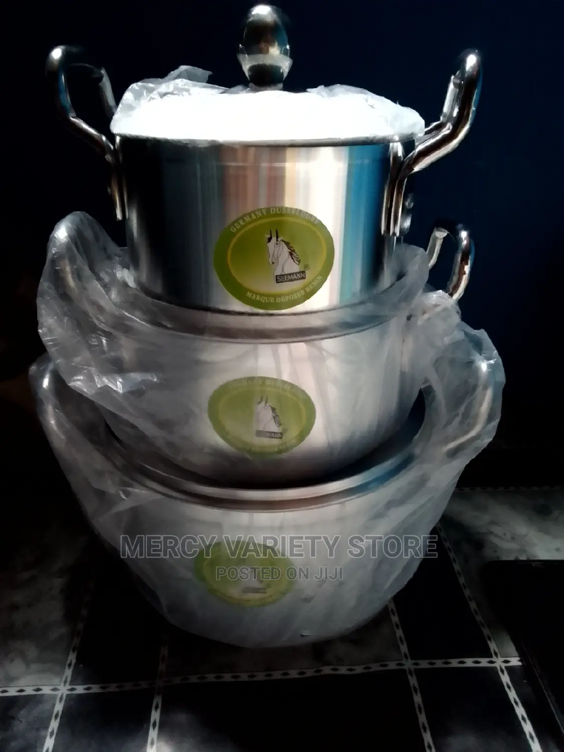 Aluminum Cooking Pot - 3 Set