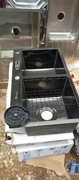 Highe Quality Orange England Black Hand Made Kitchen Sink