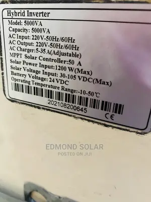 CHOICE Hybrid Solar Inverter 5kva 24v