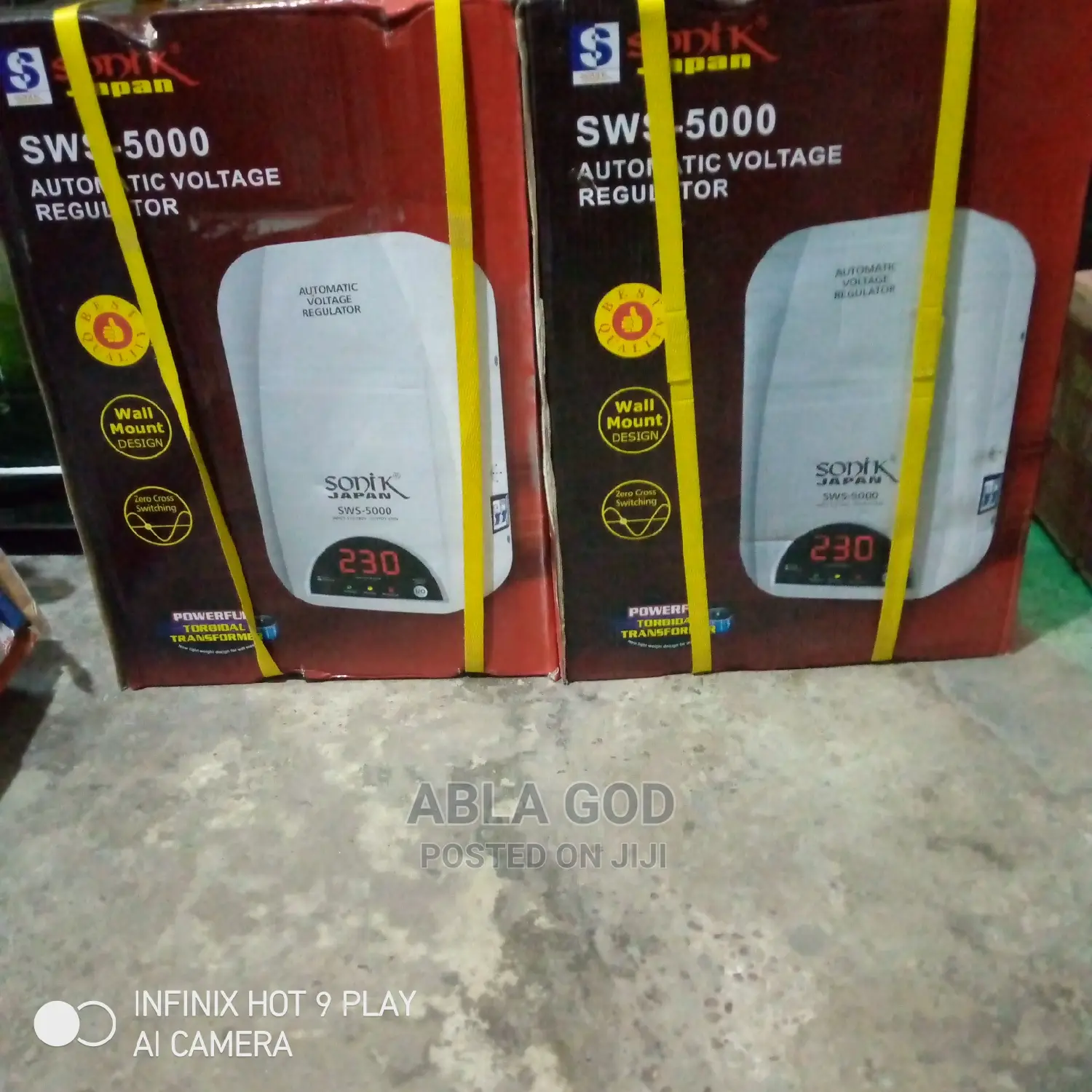 Sonik SWS- 5000 Automatic Voltage Regulator Wall Mounting .
