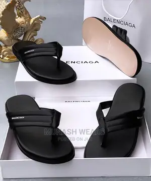 Men Quality Leather Slipers