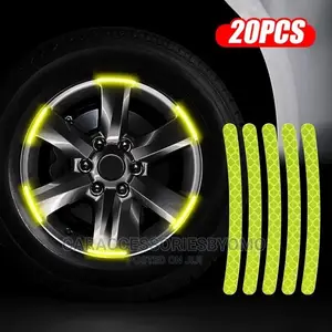 Universal Wheel Reflective Strips Stickers Night Warning