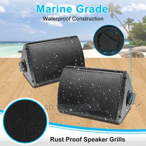 Herdio 6.5" Outdoor Speakers 400 Watts Waterproof