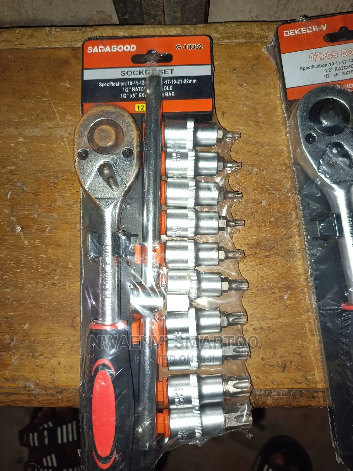 Socket Set With Allen Key Head