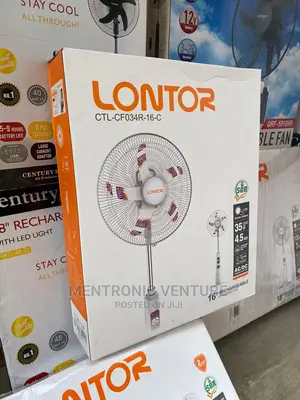 Lontor Rechargeable Fan 16"