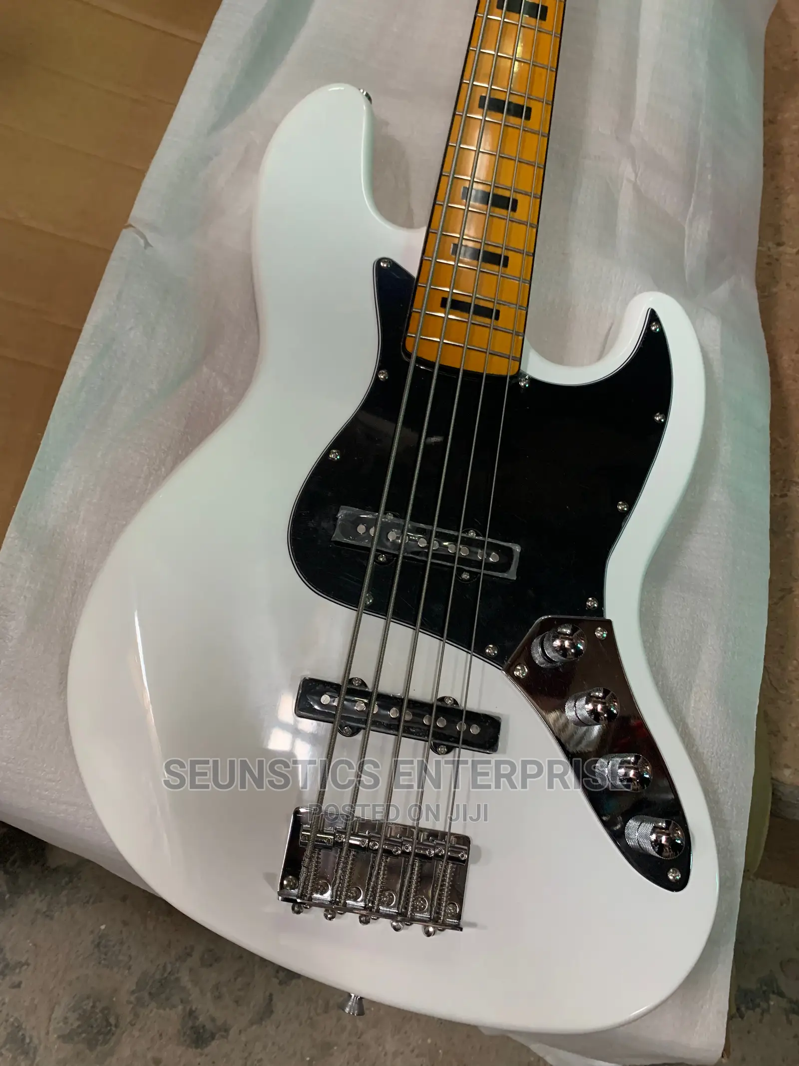 Quality Active Five String Squier by Fender Jazz Bass Guitar