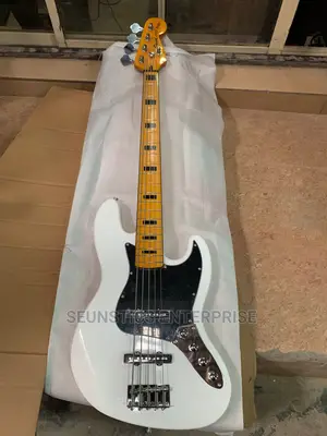 Quality Active Five String Squier by Fender Jazz Bass Guitar