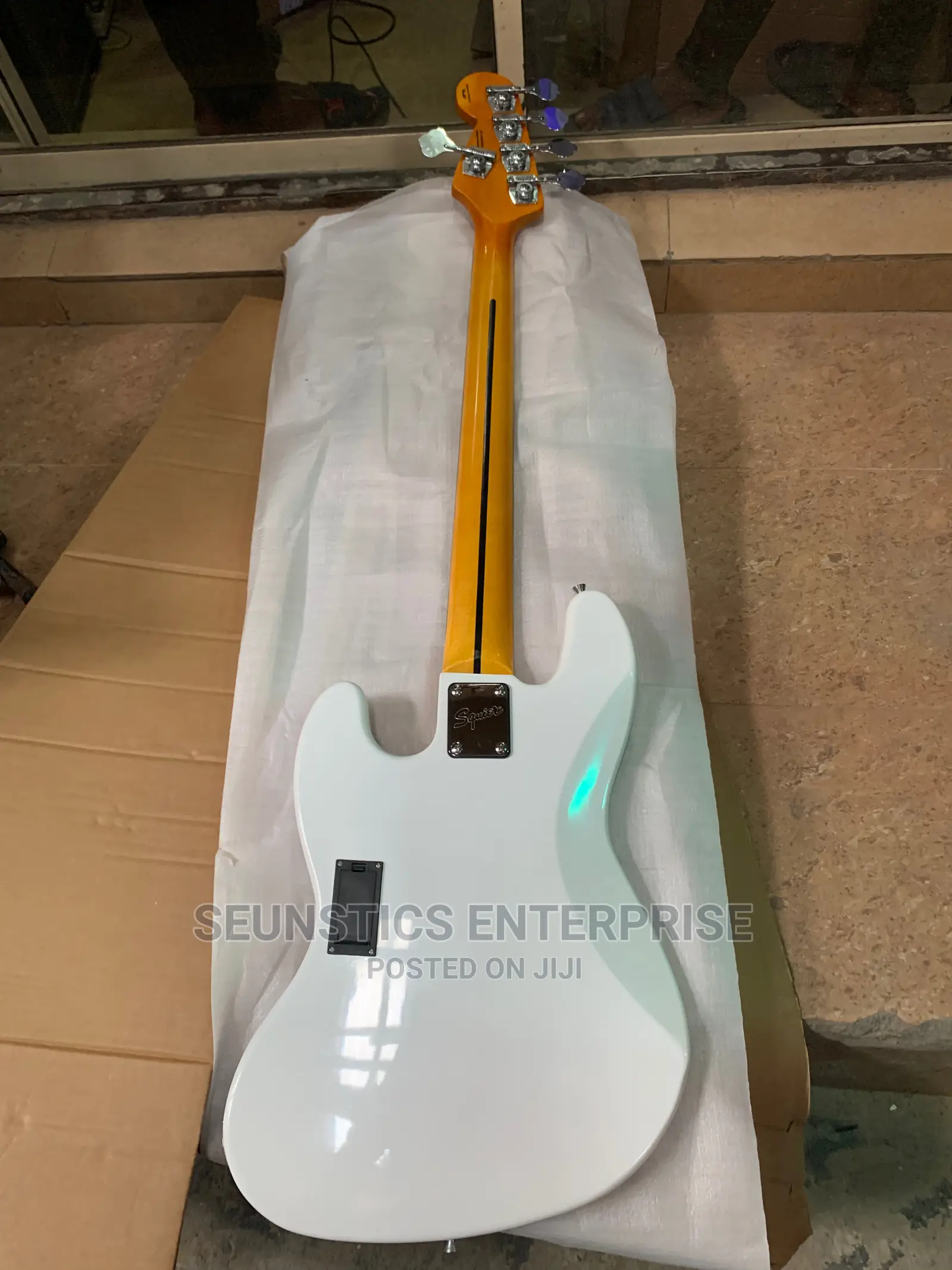 Quality Active Five String Squier by Fender Jazz Bass Guitar