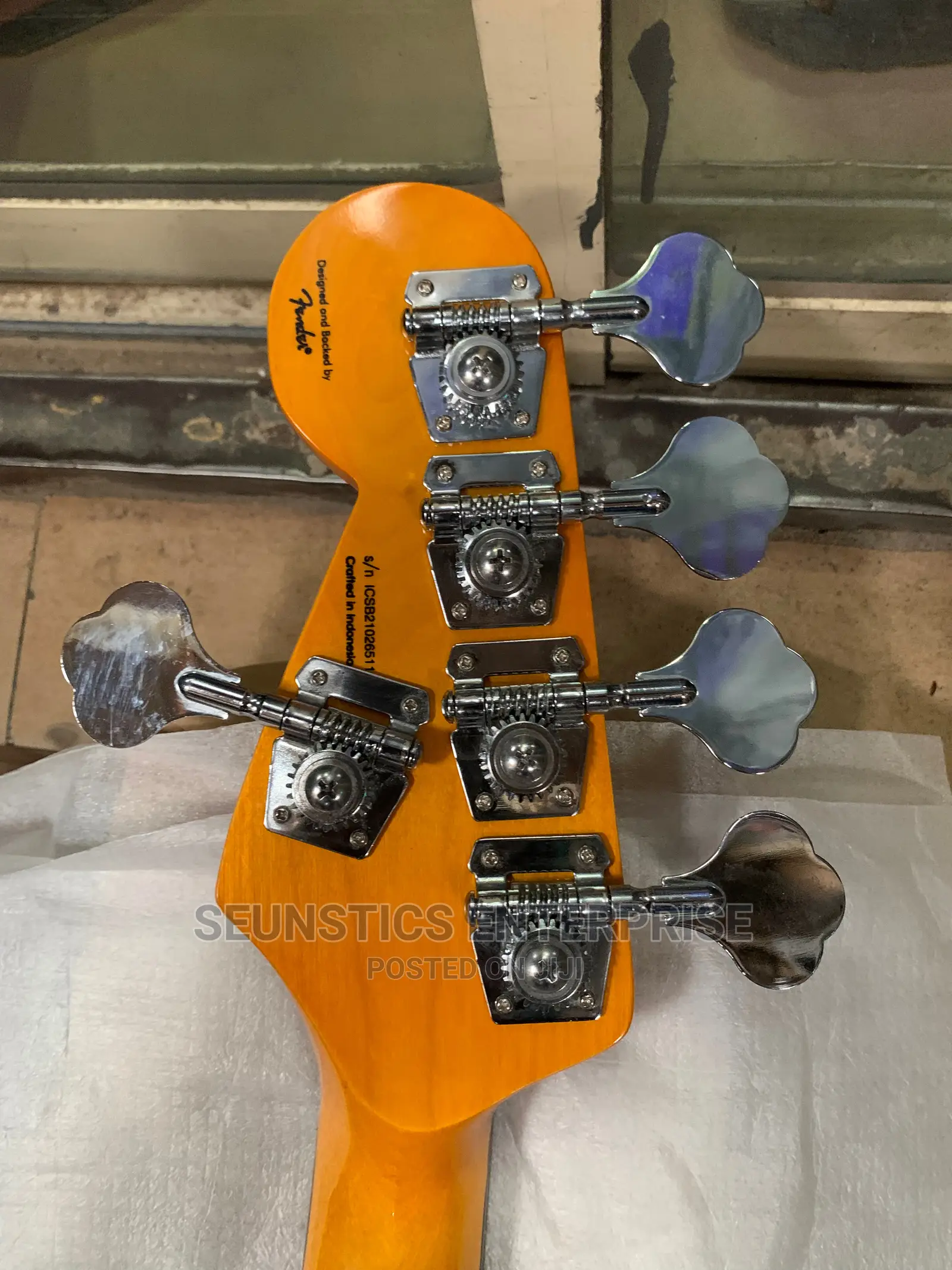 Quality Active Five String Squier by Fender Jazz Bass Guitar