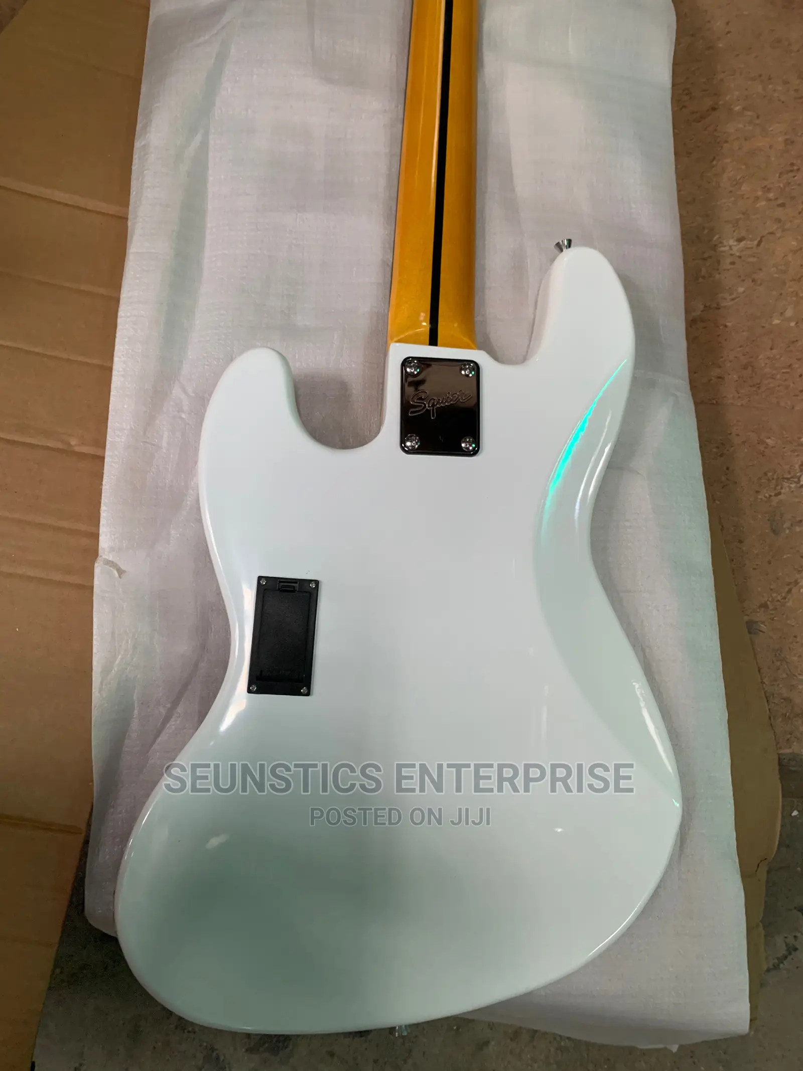Quality Active Five String Squier by Fender Jazz Bass Guitar