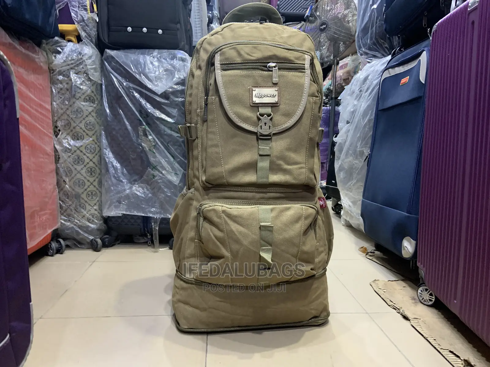Biggest Size Jean Back Pack With Under Expansion