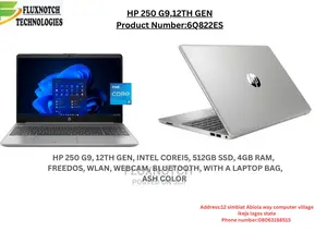 New Laptop HP 250 G8 4GB Intel Core I5 SSD 512GB
