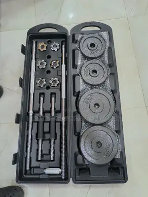 Black 50kg Dumbbell Box