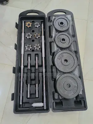 Black 50kg Dumbbell Box