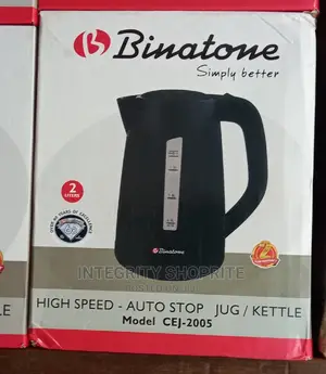 Binatone 2 Litres (Cej-2005) Electric Jug - Black