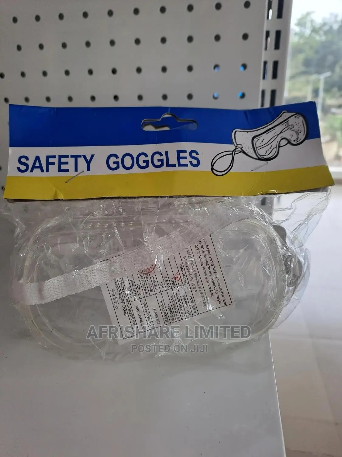Safety Googles Transparent