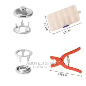 Prong Press Button Portable With Hand Press Plier