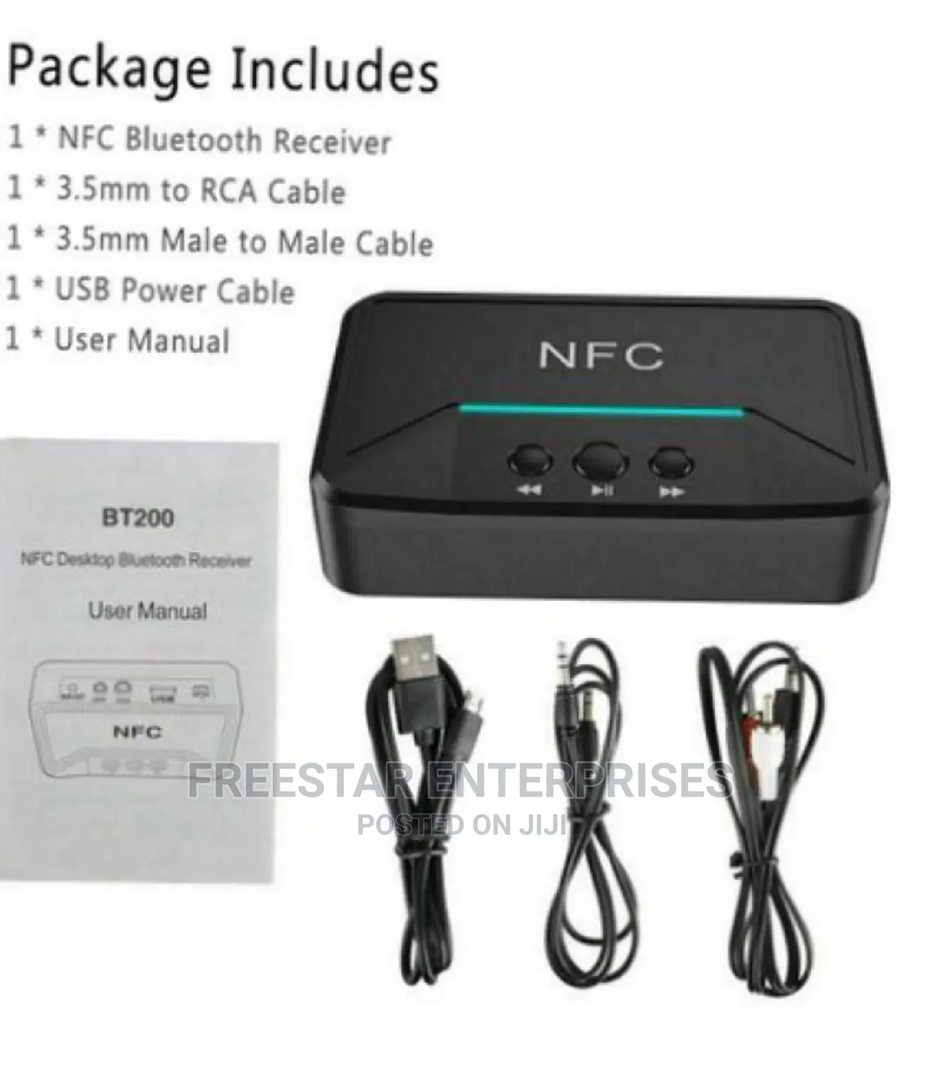 NFC Wireless Bluetooth Receiver. NFC BLUETOOTH Receiver.