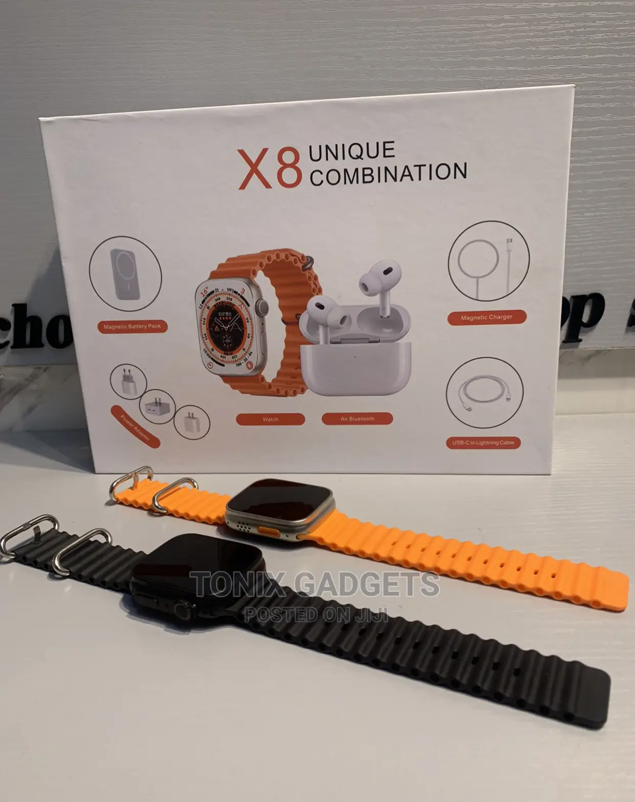 8-in-1 X8 Unique Ultra Combination Smartwatch
