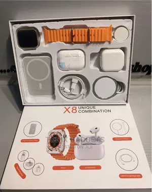 8-in-1 X8 Unique Ultra Combination Smartwatch