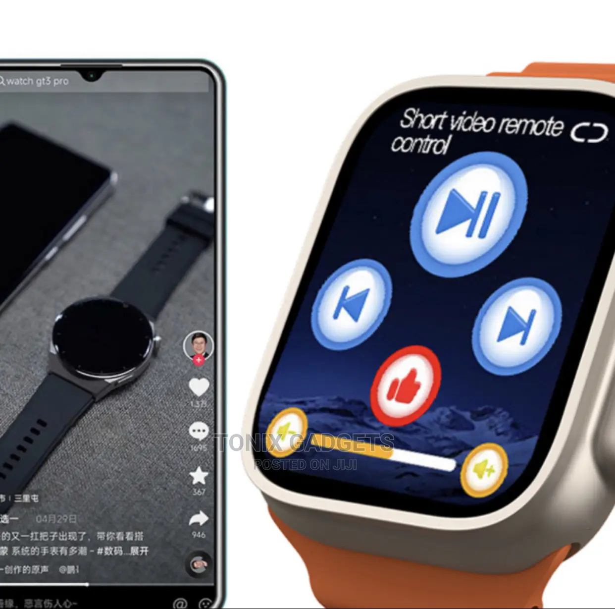 8-in-1 X8 Unique Ultra Combination Smartwatch