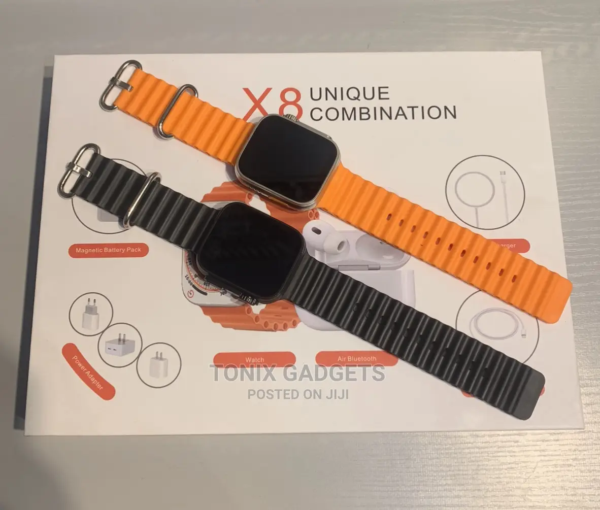8-in-1 X8 Unique Ultra Combination Smartwatch