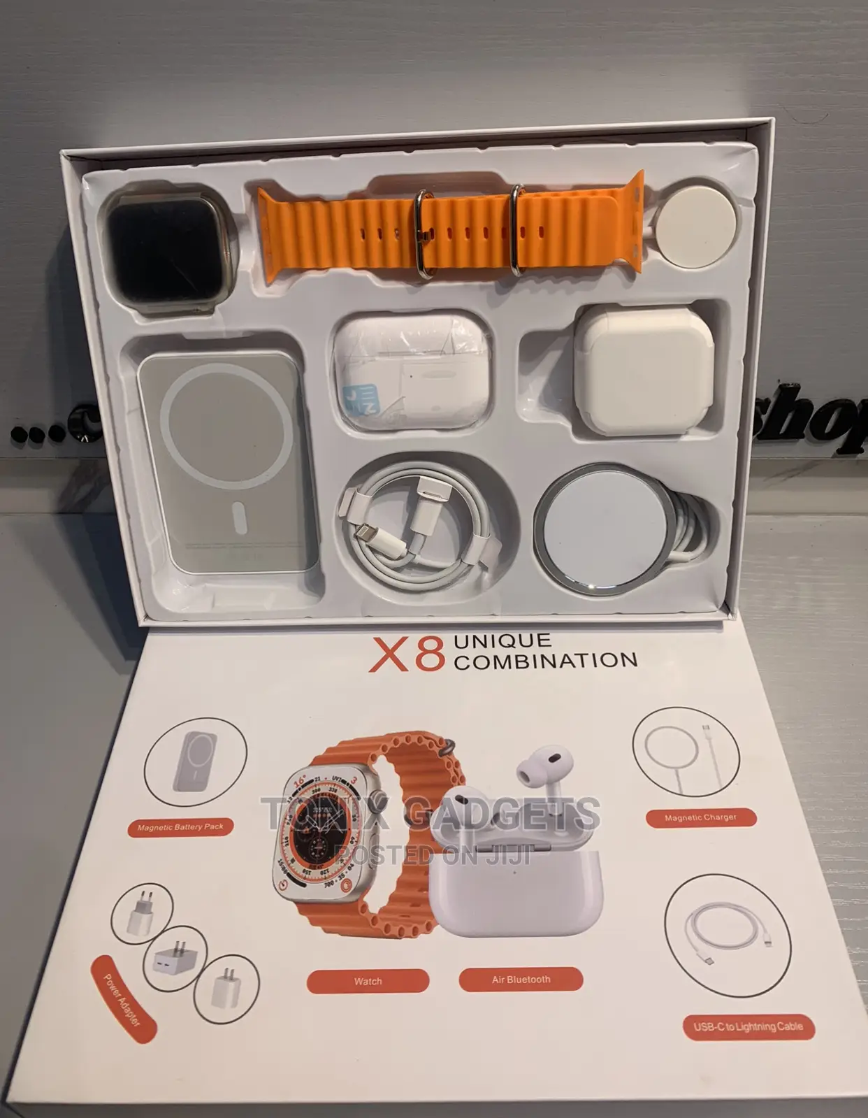 8-in-1 X8 Unique Ultra Combination Smartwatch
