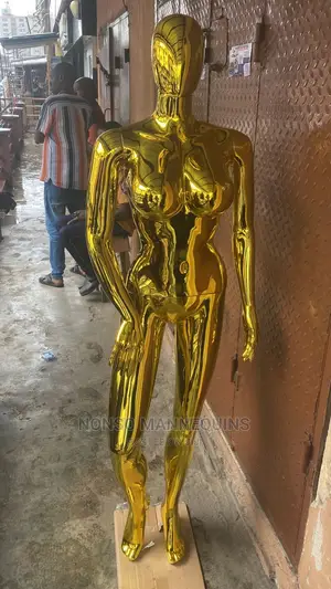 Size 12 Chrome Gold Female Bust Dummy Display