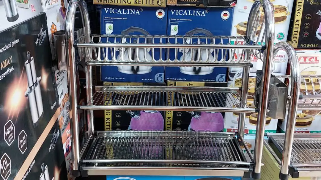 3layer Pure Stainless No Rusting Plate Rack