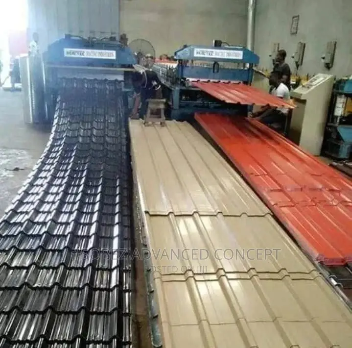 Dark Black Long Span Roofing Sheet