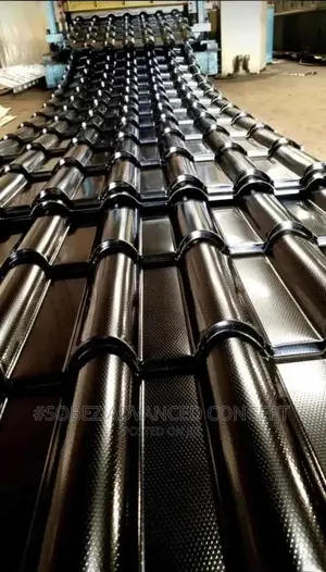 Dark Black Long Span Roofing Sheet