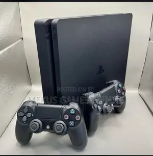 Ps4 Slim Console + Extra Controler All Accessories Intact