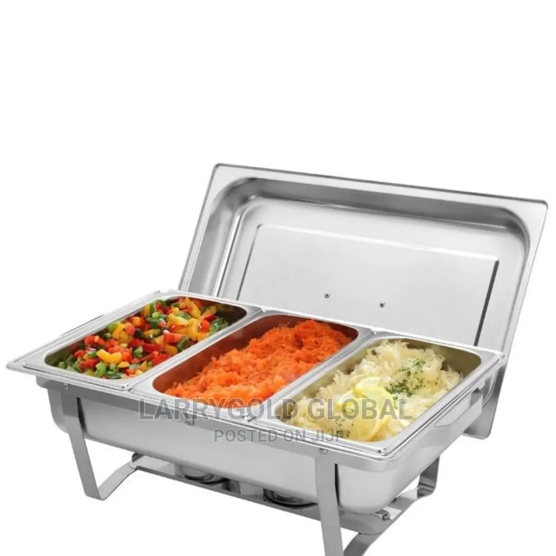 Imported Top Quality 3 Divider Food Grade Chaffing Dish