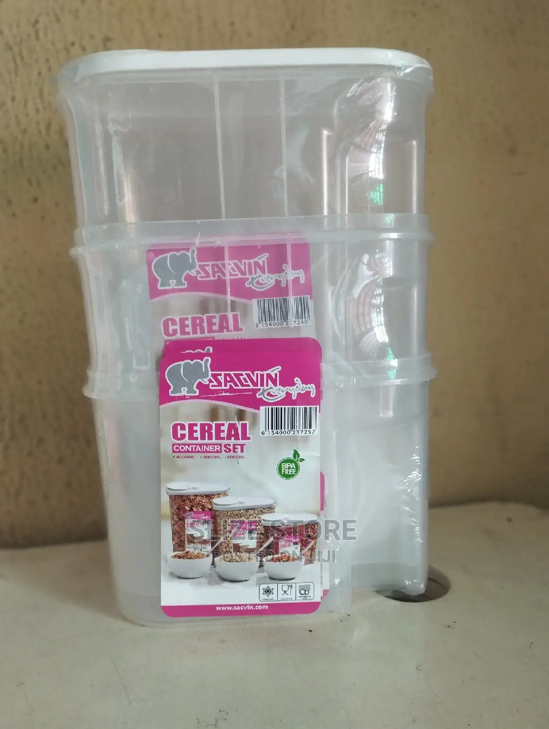 3pcs Cereal Container Set