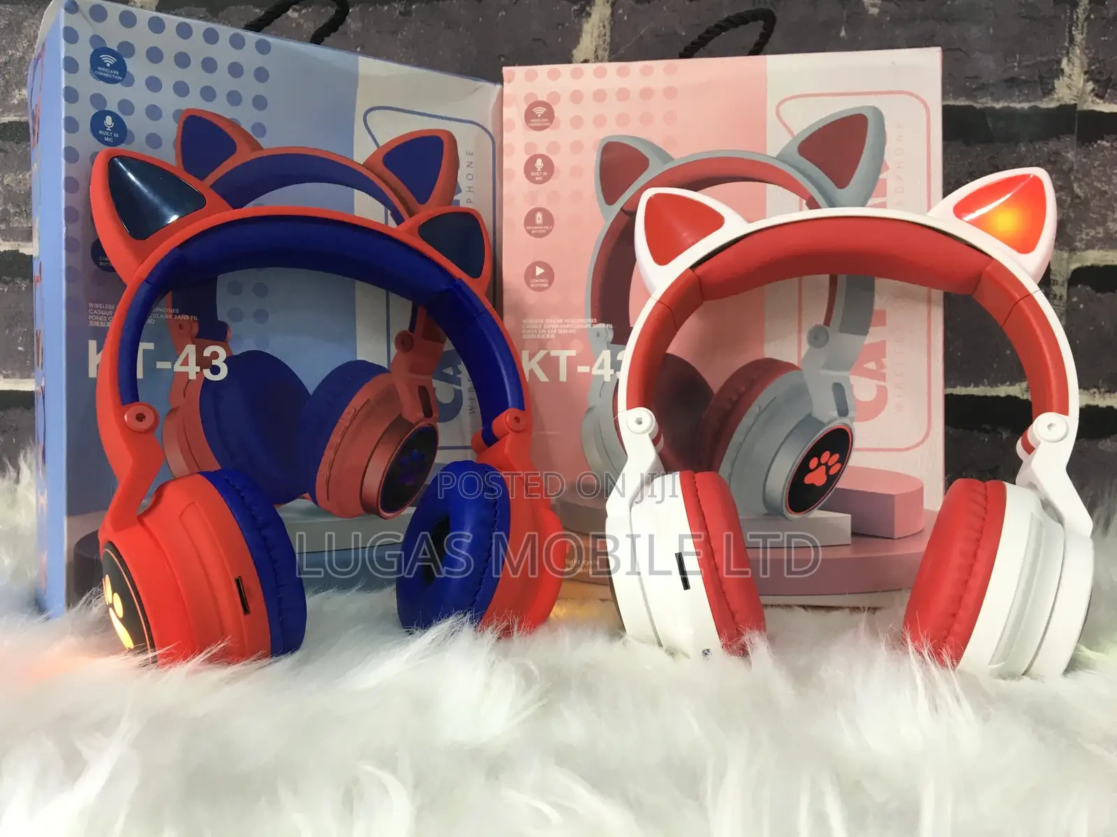 Cat Ear Wireless Stereo Head Phone
